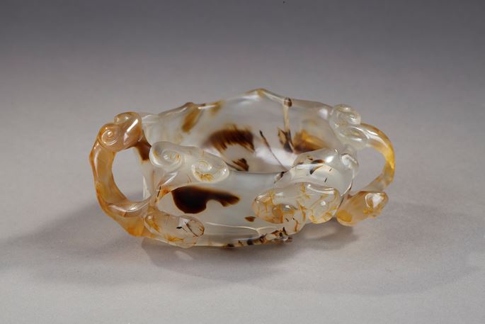 Brush washer finely sculpted agate | MasterArt